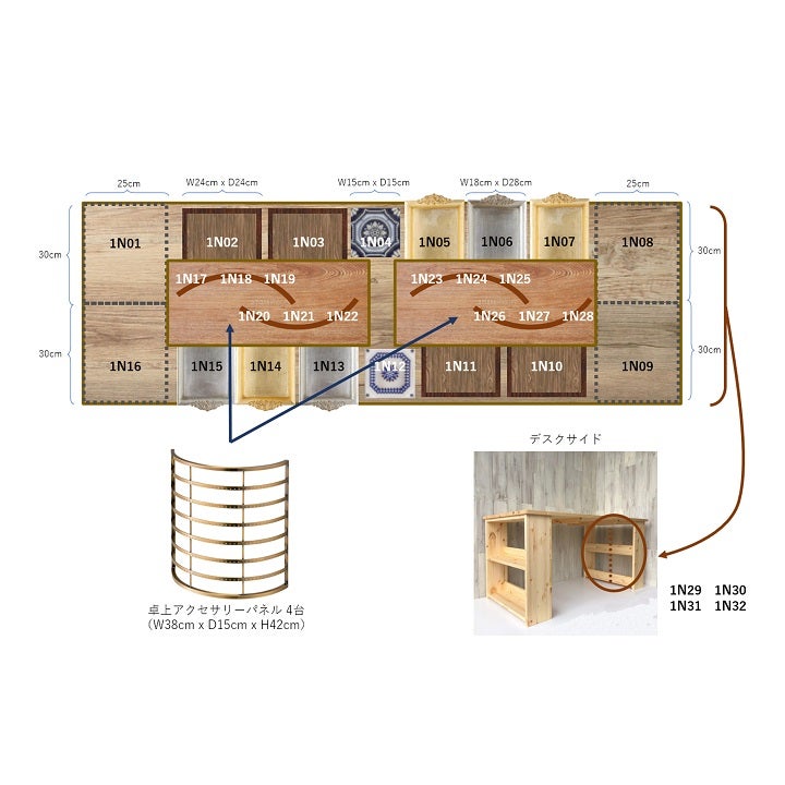 ハンドメイドボックス Handmade BOX Store Guide 店内のご案内